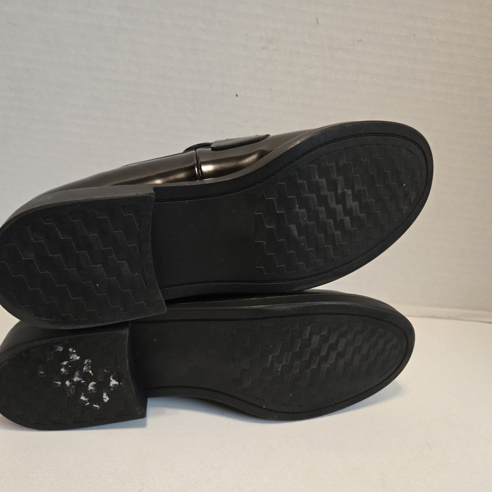 Madden Girl   Women's Penny Loafers Black Block Heel Size 10 - Picture 10 of 13